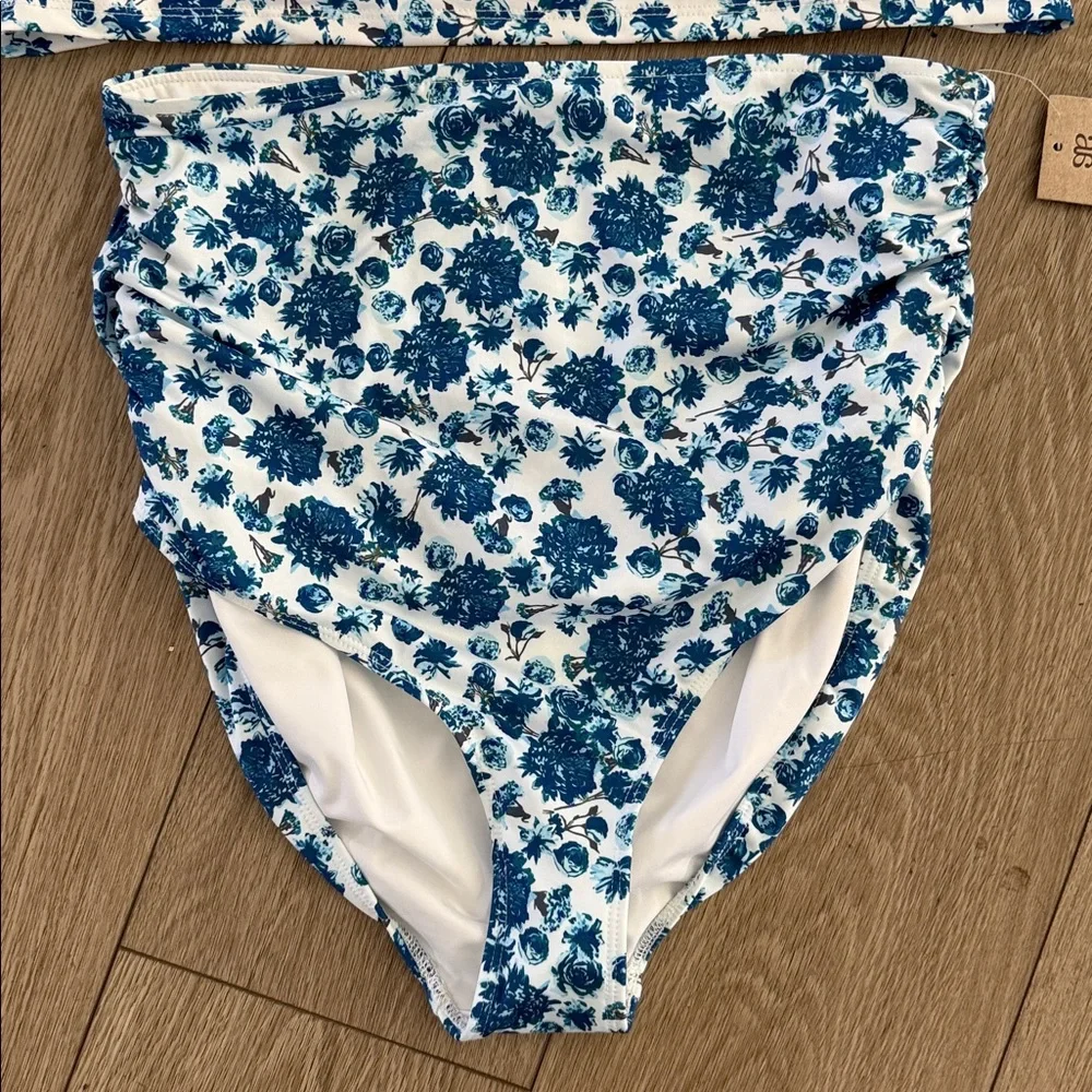 Albion Fit women’s Santorini Tankini and high waisted ruched bottoms NWT large - Picture 2 of 8